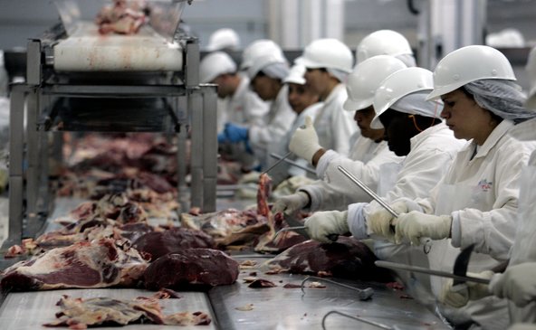Trump Leads Workers to the Slaughter, Re-Opens Meat Packing Plants | Left  Voice
